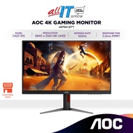 AOC U27G4 27" 4K UHD 160Hz / FHD 320Hz Fast IPS Gaming Monitor | 0.5ms | HDR400 | Adaptive Sync