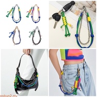 redsun2 Contemporary Bag Pendant Charm For Jeans Bags And Keys PU Rope Design Decorative Ornament Ke