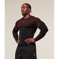 GYMSHARK Onyx 5th Generation American Shark Outdoor Running Sports Fitness Clothing Summer Long-Slee