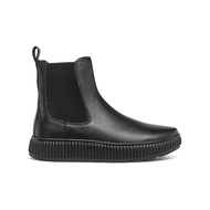 GEOX Ladies Classic Graisy Slip On Boots - Black D46XFB-00046-C9999F4