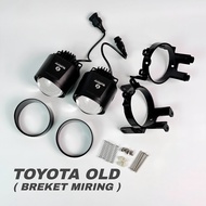 LAMPU PROJIE FOGLAMP SUROW 3 INCH MX5 SINGLE COLOUR SUPER TERANG