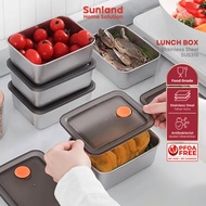 Sunland Home Solution - Lunch Box Stainless Steel Food Container with Lid Vegetable Container 316