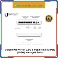 Ubiquiti USW-Flex-2.5G-8-PoE Flex 2.5G PoE (196W) Managed Switch (Power adapter NOT included)
