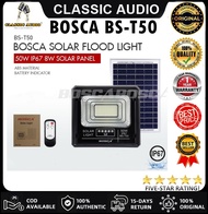BOSCA 50W Solar Led Outdoor Flood Light Street Lamp IP67 Waterproof With Remote BS-T50 CLASSIC AUDIO