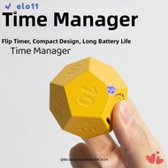 ELO Automatic Rotating Timer, 12-hedron 1/3/5/10/15/20/25/30/45/60/90min USB Rechargeable Timer, LED