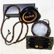 999-point Round Kokka Tasbih Necklace Uk 5mm Certified Original - Chocolate