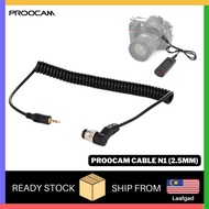 Proocam Cable-N1(2.5) for Nikon Z9, D850, D810, D800 D700 D500 D300 D200