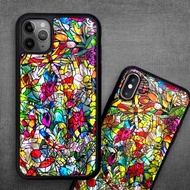 天然貝殼 iPhone 16 手機殼 耐衝擊 花窗玻璃風格 可客製名字