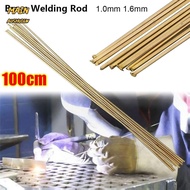 MAINAUSHUI6W 1Pcs Brass Wires, Low Temperature 100cm Brass Rods,  1.0mm 1.6mm Welding Rod Welding Su