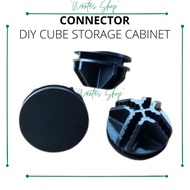 Buckle Connector DIY Cube Cabinet Storage 🗄️ Black &amp; White Color / Magnet Door / Lock / Pets Cage Accessories