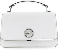 Women MD EW TH CHN Satchel Hand Bag, Optic White