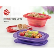1'9510* Tupperware Go Flex Rectangular 850ml (1) Purple/Red Chili - Limited Edition