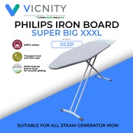 Philips Ironing Board XXL GC221 Designed For Steam Generators / Granit by Philips Premium XXL Iron Board