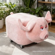 Pulley Kapibara Stool Change Shoes Cute Doorway Cartoon Household Children Creative Bench Solid Wood