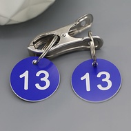 Digital Number Plate Number clip Plate Call Number Plate spicy Hot Number Plate Snack Table Plate Ba