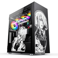 Punk desktop computer case stickers, computer stickers, decorative waterproof anime-themed stickers