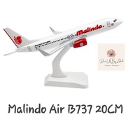 Malindo Air B737-800 Aircraft 20CM Die-cast Metal Airplane || Malindo Air B737-800 Aircraft 16CM