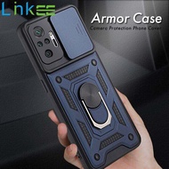 For Redmi Note 10 11 11s 12 Pro 4G 5G Note 10s Phone Case, Armor Stand Holder Car Ring Cover Camera Lens Protect Casing
