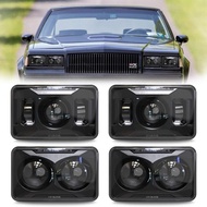 DOT Approved 60w 4x6 Inch LED Headlights For H4651 H4652 H4656 H4666 H6545 Peterbilt Kenworth Freigh