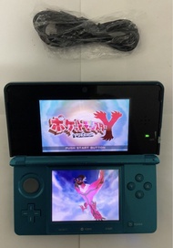 3DS藍綠色（8GB-128GB)+ 全新透明殼 + 全新USB充電線
