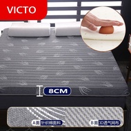 Memory Latex Fillings Mattress Topper Thicker Soft Tilam Single Queen King Size Foldable Tatami Mattress VICTO