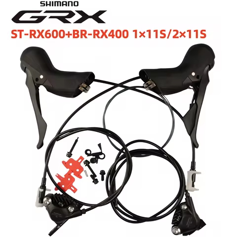 Shimano GRX Series ST-RX600 Shifter BR-RX400 Brake 1×11S/2x11S With L05A Pads Hydraulic Disc Brake F