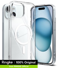เคส Ringke Fusion Mag สามารถใส่ได้กับ iPhone 15 Plus ด้านหลังแข็งใส TPU นุ่มกันกระแทก Bumer