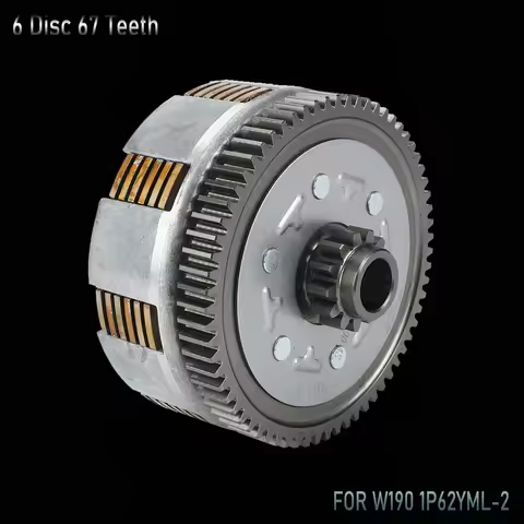 Motorcycle 6 Disc 67 Teeth Complete Manual Clutch Assembly For ZongShen ZS 190cc Z190 W190 1P62YML-2