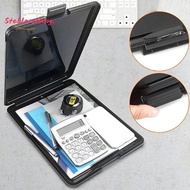 STABLESELLING File Organizer, a4 Size Large Capacity File Folder with Clipboard, Portable Waterproof