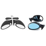 Car Modification Retro Rearview Mirror F1 Door Wing Side Mirror 2Pcs Mirror
