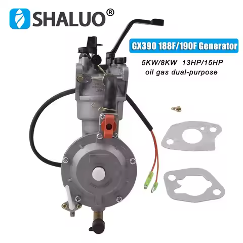 5KW 188F 190F 192F LPG Carburetor Dual Fuel LPG Conversion Kit for 8KW 9KW 192F Gasolina Generator D