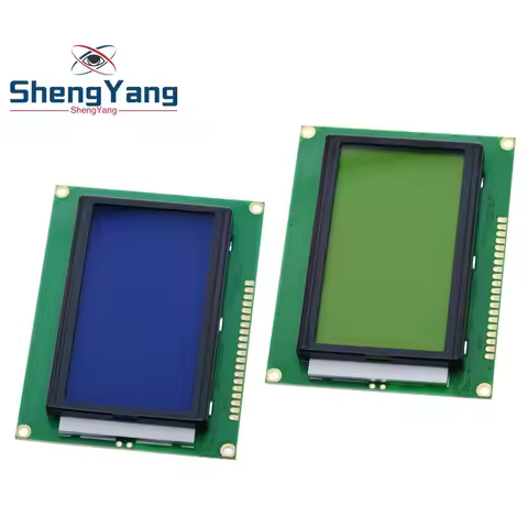 128*64 DOTS LCD module TZT 5V blue screen 12864 LCD with backlight ST7920 Parallel port LCD12864 for