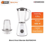 Kenwood BLP10.A0WH Blender 1.5L 400W motor Plastic Goblet Bowl 2 Speed with Pulse Stainless Steel Bl