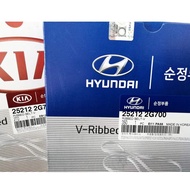 FAN BELT / V RIBBED BELT (GENUINE PARTS) HYUNDAI SONATA YF / KIA SPORTAGE SL > 6PK2552- 25212-2G700