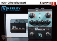 【爵士樂器】公司貨 美國製造 Keeley DDR – Drive Delay Reverb 單顆效果器
