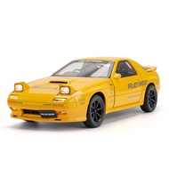 1/24 Mazda Rx7 FC FC3S Initial Diecast Car Model Alloy Car Toy Diecast Model Toy Vehicle Pull Back C