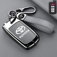 Toyota Altis Camry Harrier 2014-2018 2008-2021 Remote Key Cover Zinc Alloy Car Key Cover keychian ca