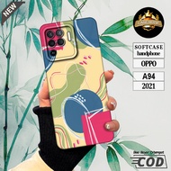 HP OPPO A94 Case OPPO A94 4G Case Latest 2021 Softcase Accessories Silicone Casing Case Cheaphp