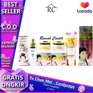 Bisa COD Set 4in1 Yu Chun Mei Original Paket Komplit 4 item Cordyceps Cream Day and Night Facial Fo