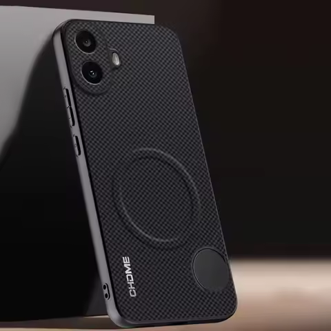 For Nothing CMF Phone 1 Case Luxury Car Magnetic Holder Phone Case For Nothing CMF Phone1 5G TPU Sil