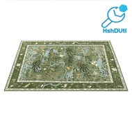 Fosdpa1 Non Slip Rug Anti Slip Carpet Ethnic Floral Area Rug Retro Boho Vintage Indoor Carpet Non-sl