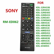 RM-ED062 New Remote Control for Sony RM ED062 LCD TV KDL-32R433B KDL-32R503C KDL-32RD303/32RD433/32R