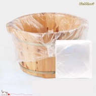 WATTLEMI 90PCS Bath Basin Bags, Thicken Plastic Disposable Foot Tub Liners,  55*65cm Foot  SPA Foot 