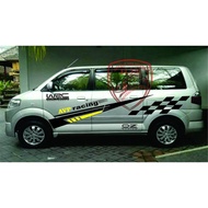 Stiker sticker mobil apv terbaru stripping apv sport keren (2PCS)