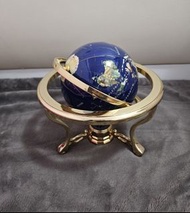 高貴藍色寶石貝母地球儀Globe 風水擺設 店舖裝飾