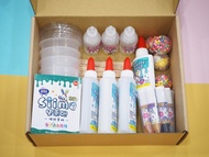 【愛玩色創意館】Slime史萊姆DIY豪華組 無硼砂 無毒史萊姆