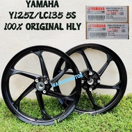 100% ORIGINAL HLY YAMAHA CAST WHEEL 5XK 125Z Y125 Y125Z Y125ZR LC135 5S 5 SPEED LC135 LC 135 V8 SPOR