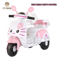 CTBIKE KIDS Scooter Hello KittyRechargeable Kids Motorcycle Motorbike Scooter For Kids