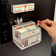 711 Convenience Store Refrigerator Stickers Miniature Small Freezer Model Simulation Freezer Magnet 