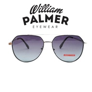 William Palmer Men's and Women's Sunglasses 9542 Black SilverC4